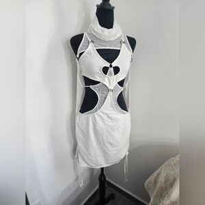 DW Cutout White Dress